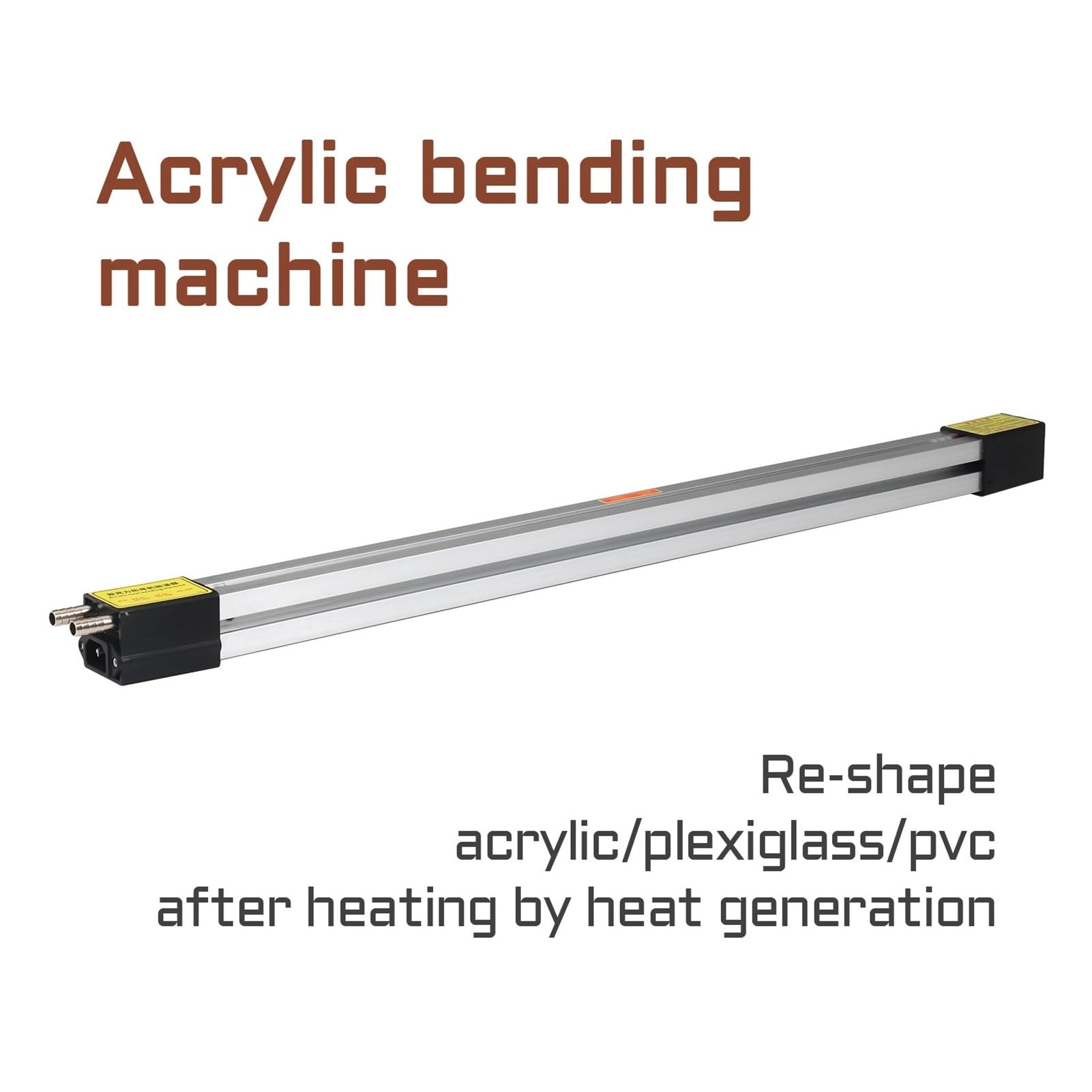 Máquina dobladora de calor de acrílico de 60 cm, placas orgánicas, dobladora de acrílico de 23 pulgadas para placas de plástico, dispositivo de doblado de tablero de plástico PVC para hacer carteles