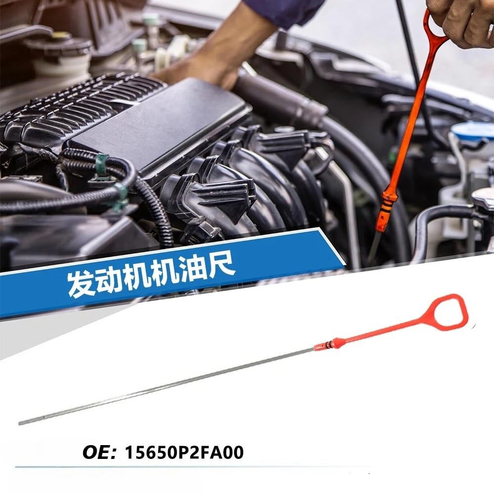 Sensore Coppa Olio, indicatore Livello Olio Motore, Asta di Livello Compatibile con Honda Civic del sol 16L 1996-2000 15650P2F-A00 15650P2FA00