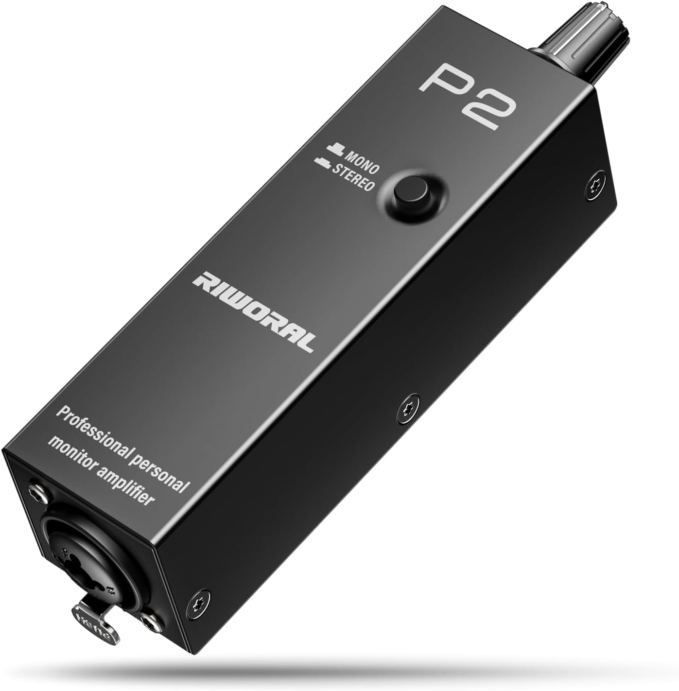 Headphone Amplifier 4 Channel Audio Amplifier Portable Splitter with 1/4"& 1/8" TRS Output Input for Dj Mixer Or Monitor Headphone for Stereo/Mono