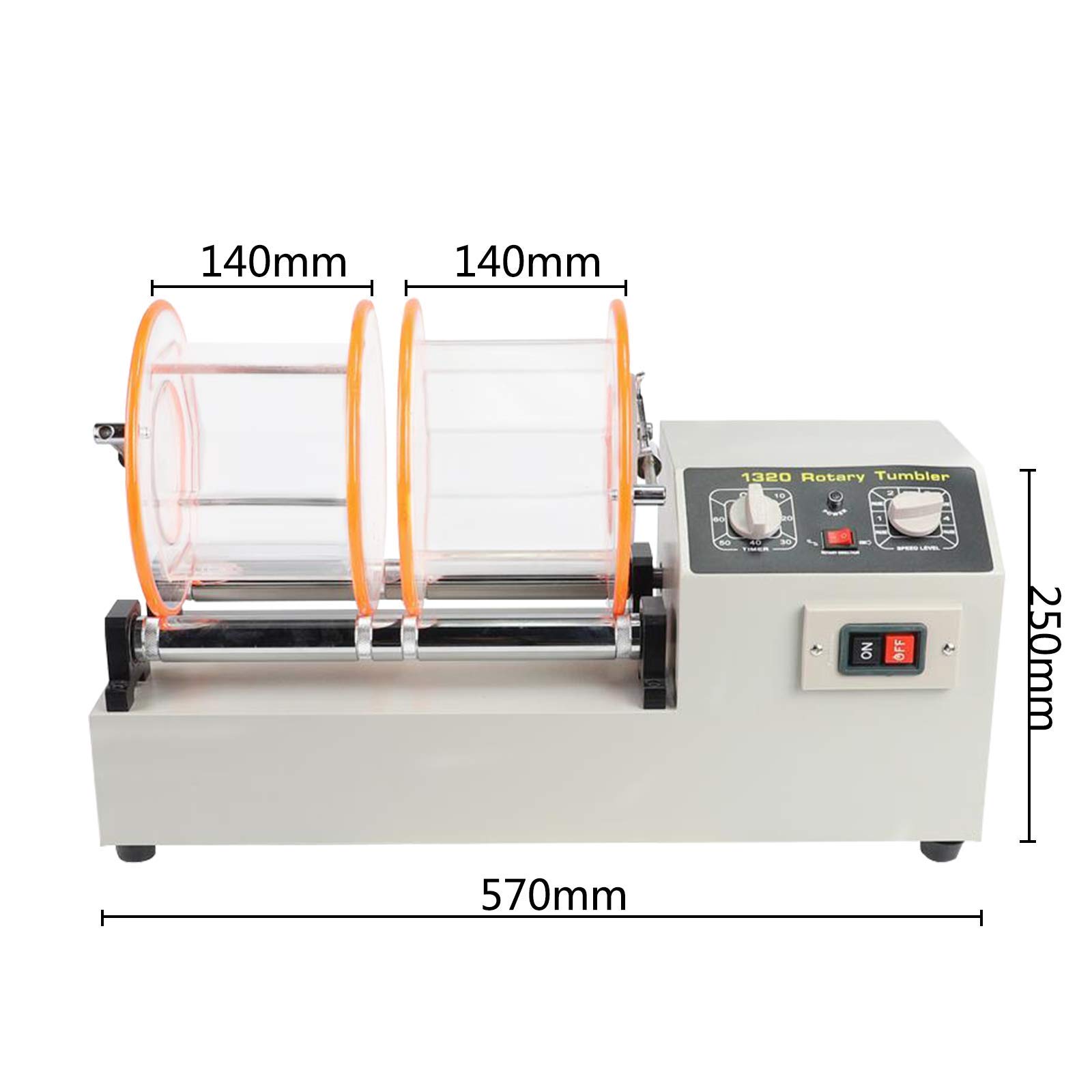 Amazon | BAOSHISHAN磁気バレル研磨機 チェンジバレル研磨機 バレル
