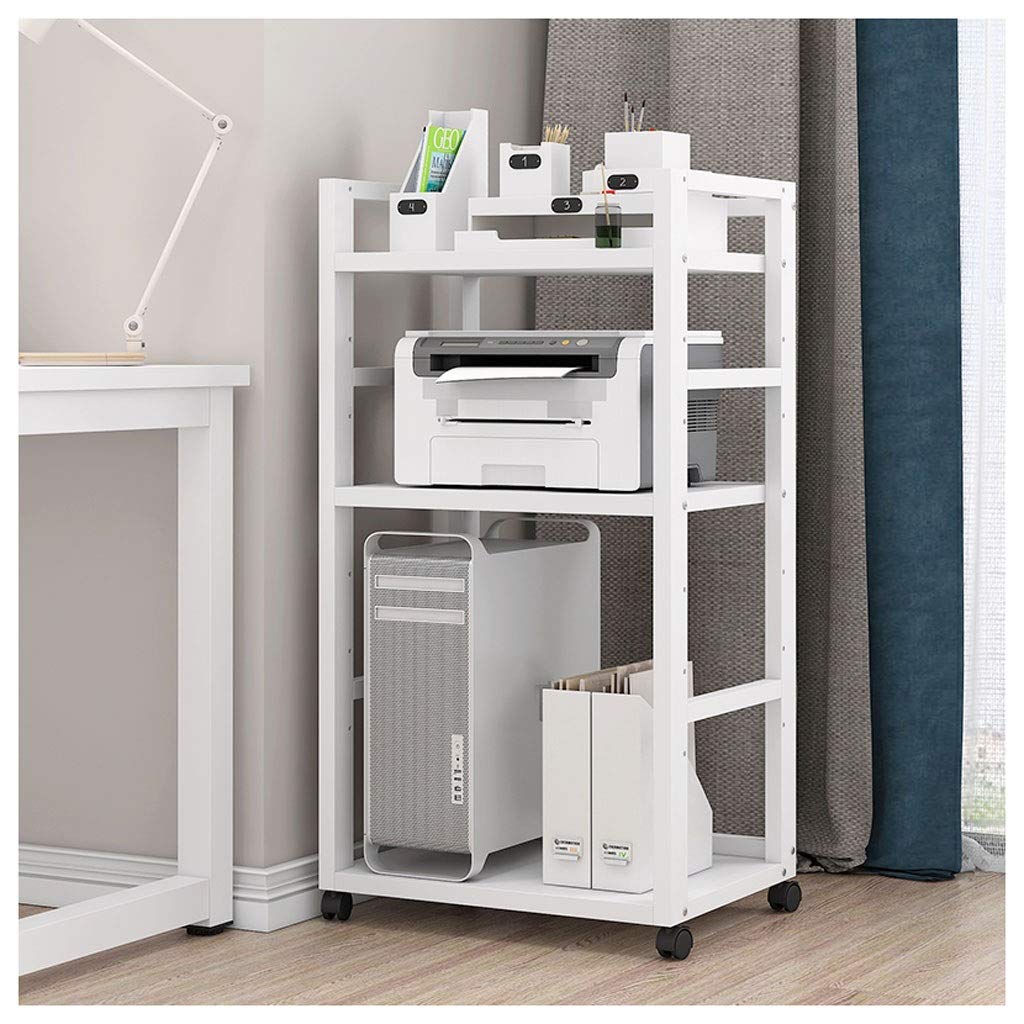 Supporto per Stampante Supporto stampante desktop a più strati di Movable Desktop telaio Rack Stampa Copia All-in-one rack di stoccaggio Scaffale, Book Shelf Organizzatore di Archiviazione Desktop