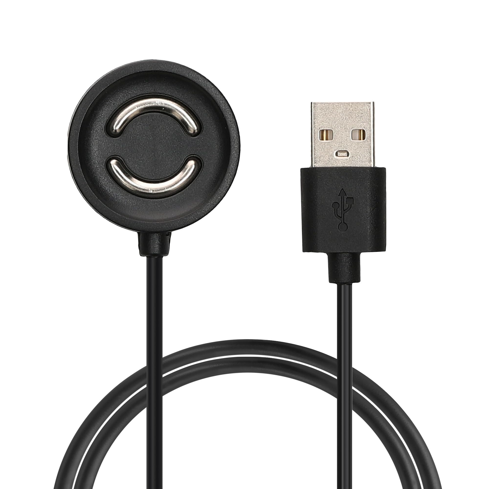 kwmobile Câble USB Compatible avec Suunto Peak 9 câble - Câble Rechange Chargeur Fitness Tracker Montre connectée - Noir (Lot de 2)