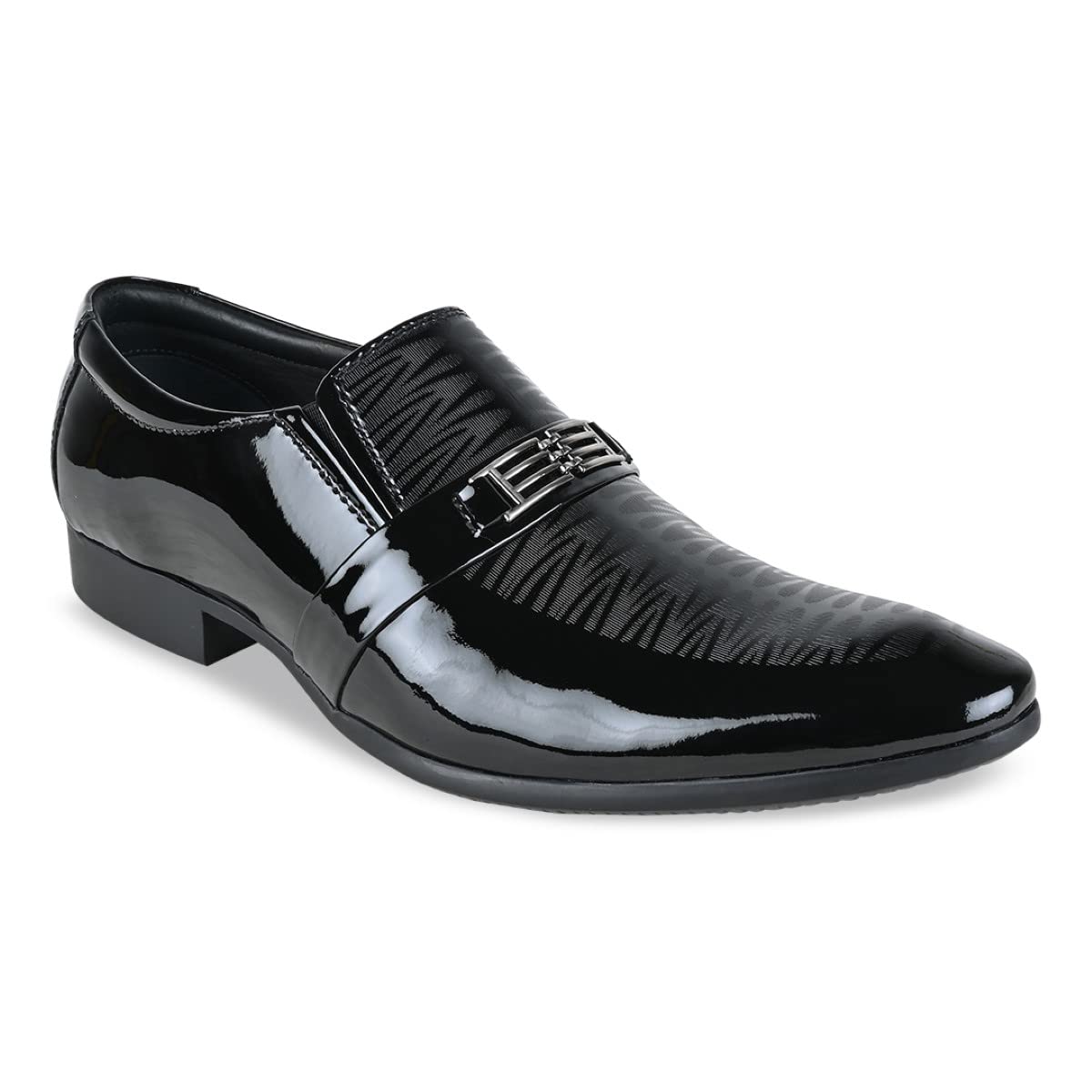 REGAL Imperio Black Men Patent Leather Formal Slip Ons (B0BWBHQ43D) Amazon Price History, Amazon Price Tracker