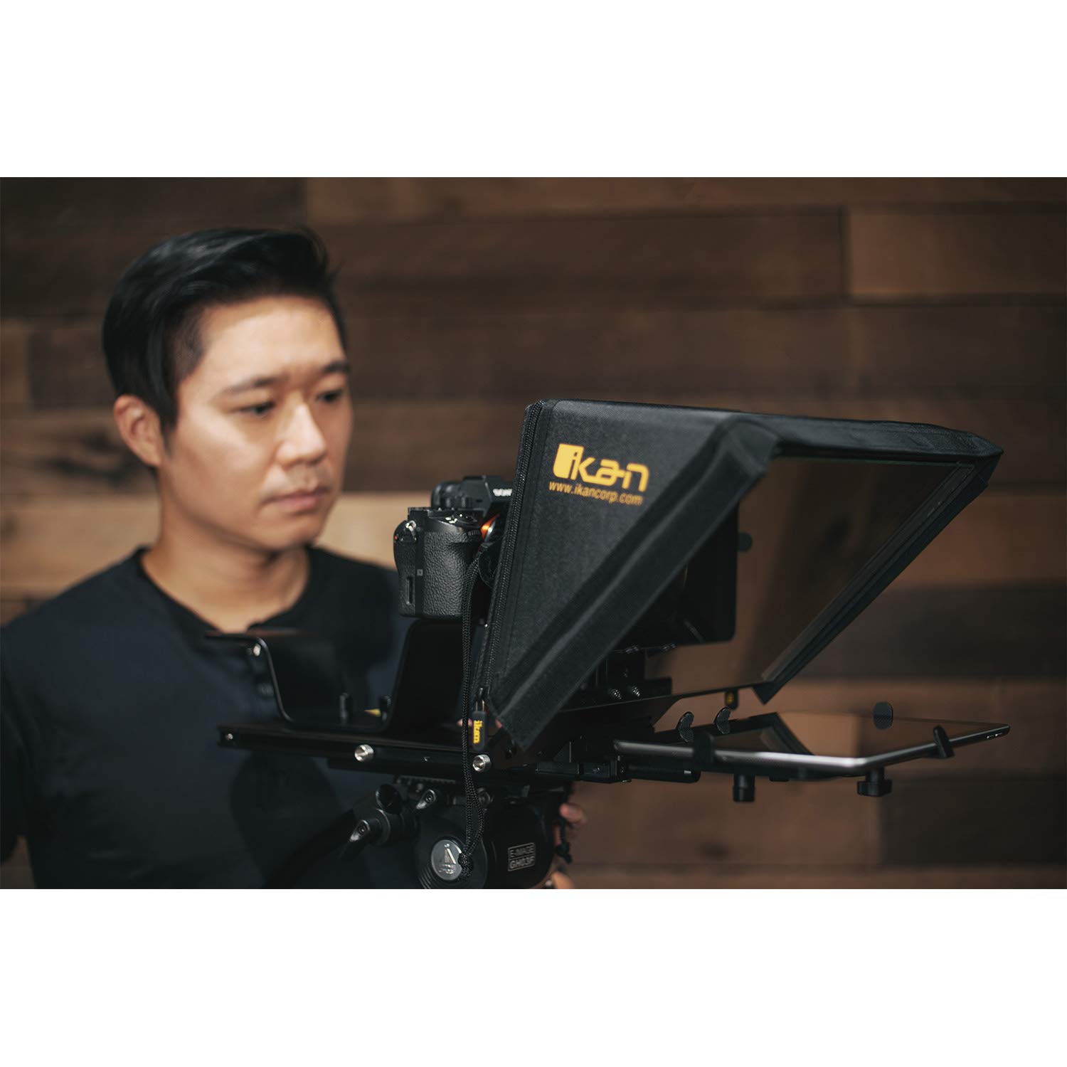 Ikan Elite Universal Tablet, iPad Pro Teleprompter w/Elite Remote (Version 2) (PT-ELITE-PRO2-RC)