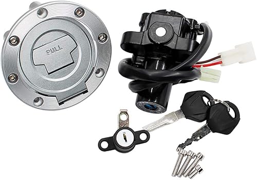 Miniatura 9 de Road Passion Llave de encendido de motocicleta, juego de llaves de bloqueo de tapa de tanque de combustible de gasolina para Yamaha XJ6