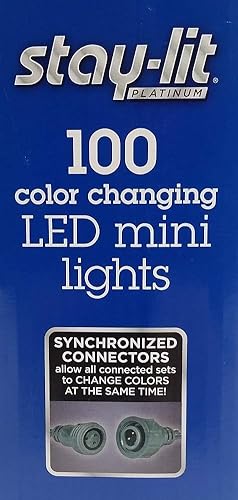 Miniatura 3 de Sylvania Platinum - 100 luces LED dobles que cambian de color (33 pies de longitud) (paquete de 2)