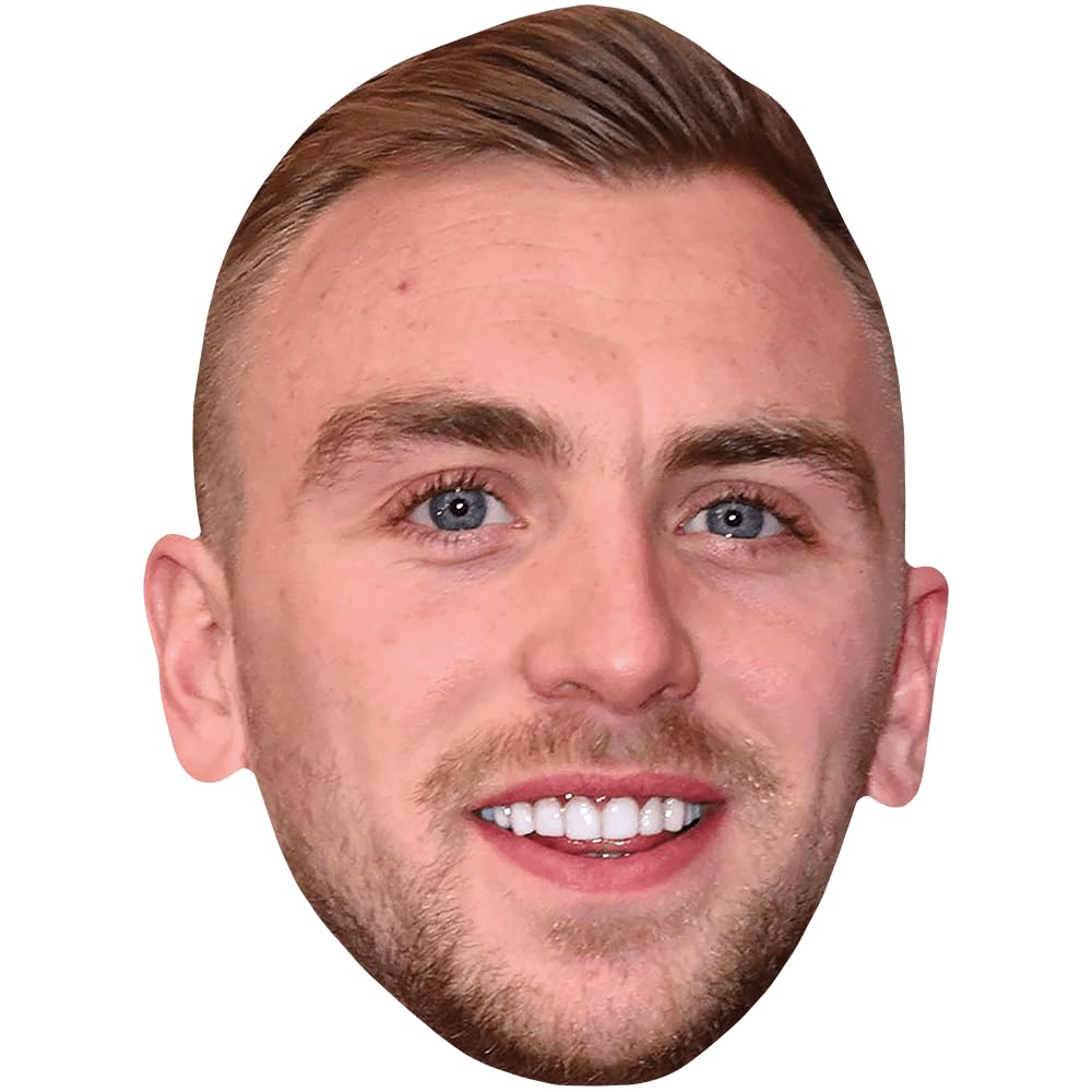Jarrod Bowen (Smile) Celebrity Mask, Flat Card Face, Fancy Dress Mask