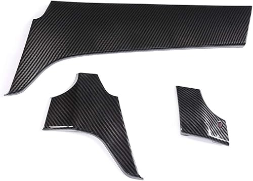 Miniatura 7 de Control central del coche Decoración Panel Trim Accesorios 3 unids para Mercedes Benz GLE GLS ML GL Clase 320 350 400 2012-2019 (negro)