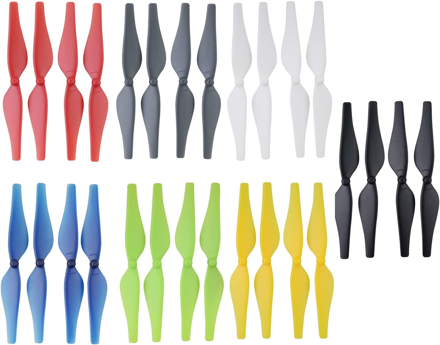 sea jump 28pcs Propeller for DJI Tello RC Quadcopter Spare Parts Drone Blade,7 color