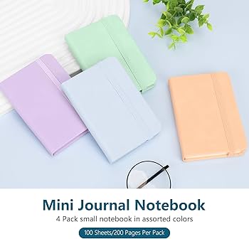 ノート・メモ帳 12345 Amazon.co.jp: Skycase A7 メモ帳 ノートブック 4冊パック 200