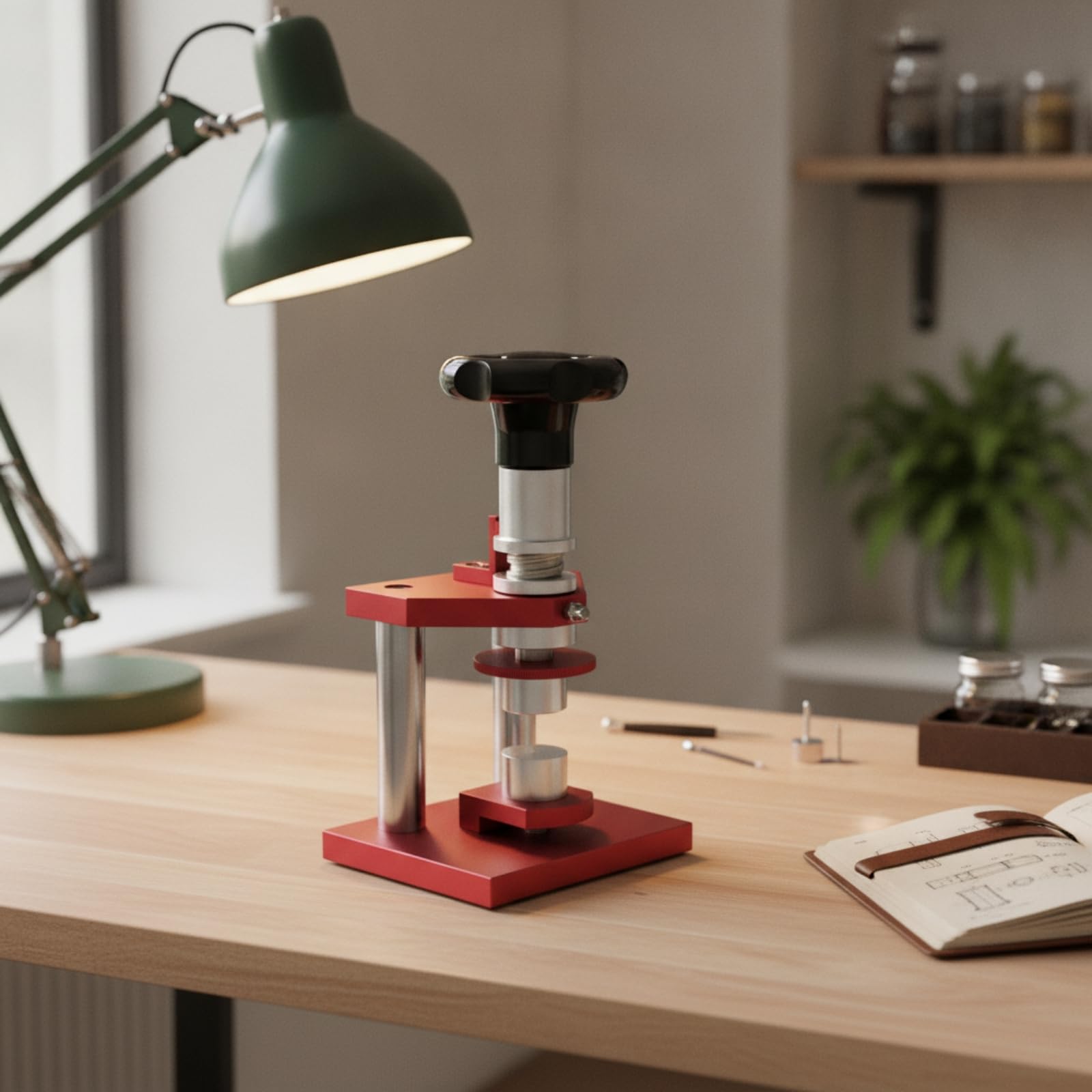 F Fityle Herramienta Cierre Caja Reloj Manual Cerrador Cajas Reloj Robusta para Relojeros, Aficionados