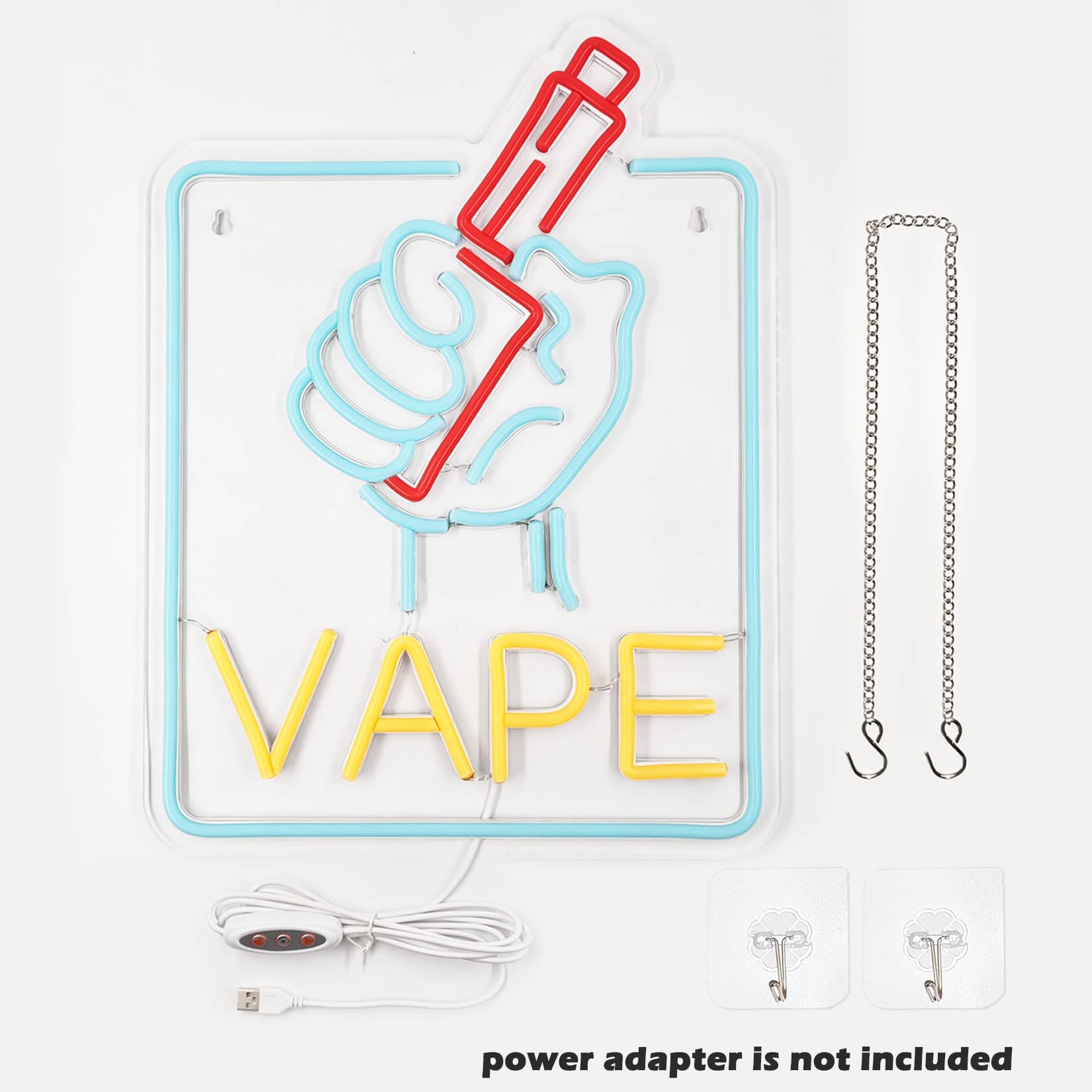 VAPE Neon Sign Led for Business Smoke Shops Neon Light Up Signs Wall Art  VapeSmoke Smoking Store USB Powered 15.7"x11.8" - Amazon.com