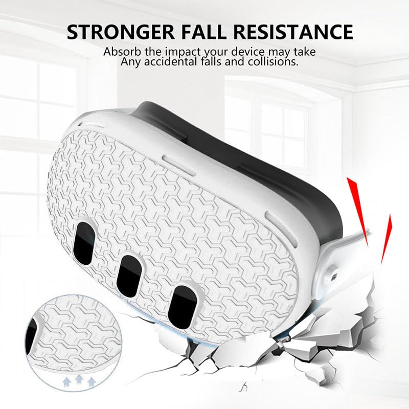 Kit Accessori Protettivi Per Meta Quest 3S - Custodie Controller, Coprivisore, Maschere, Nero - Foto 4