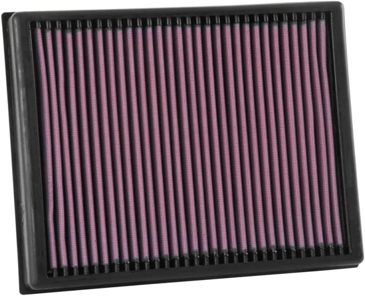 K&N Engine Air Filter: Increase Power & Towing, Washable, Premium, Replacement Air Filter: Compatible with 2015-2019 Ford (Everest, Ranger, Ranger Raptor), 33-3086
