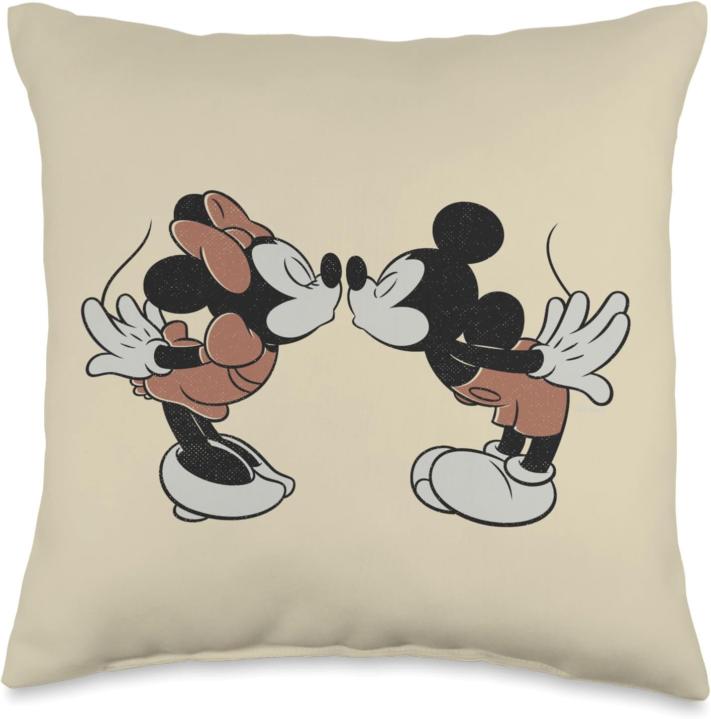 Disney Mickey & Minnie Mouse Sweet Smooch Valentine’s Day Throw Pillow