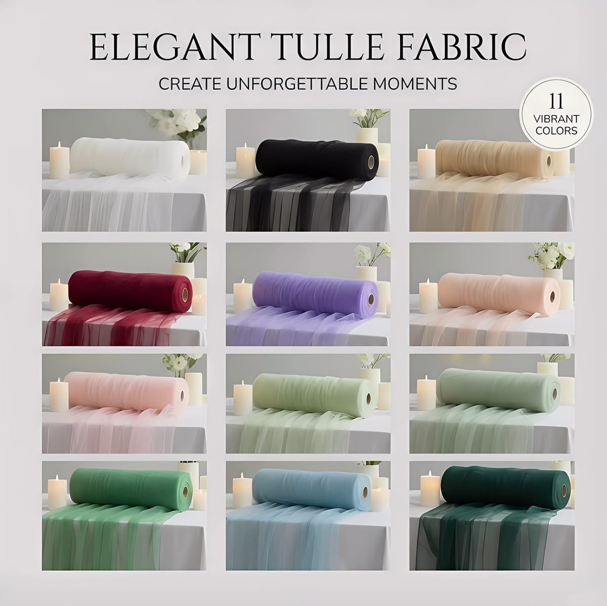 Tela de tul albaricoque, para boda, cena, tela decorativa, transparente, para silla, camino de mesa, para bodas, fiestas, regalos, manualidades, decoración, 0,75 x 50 m