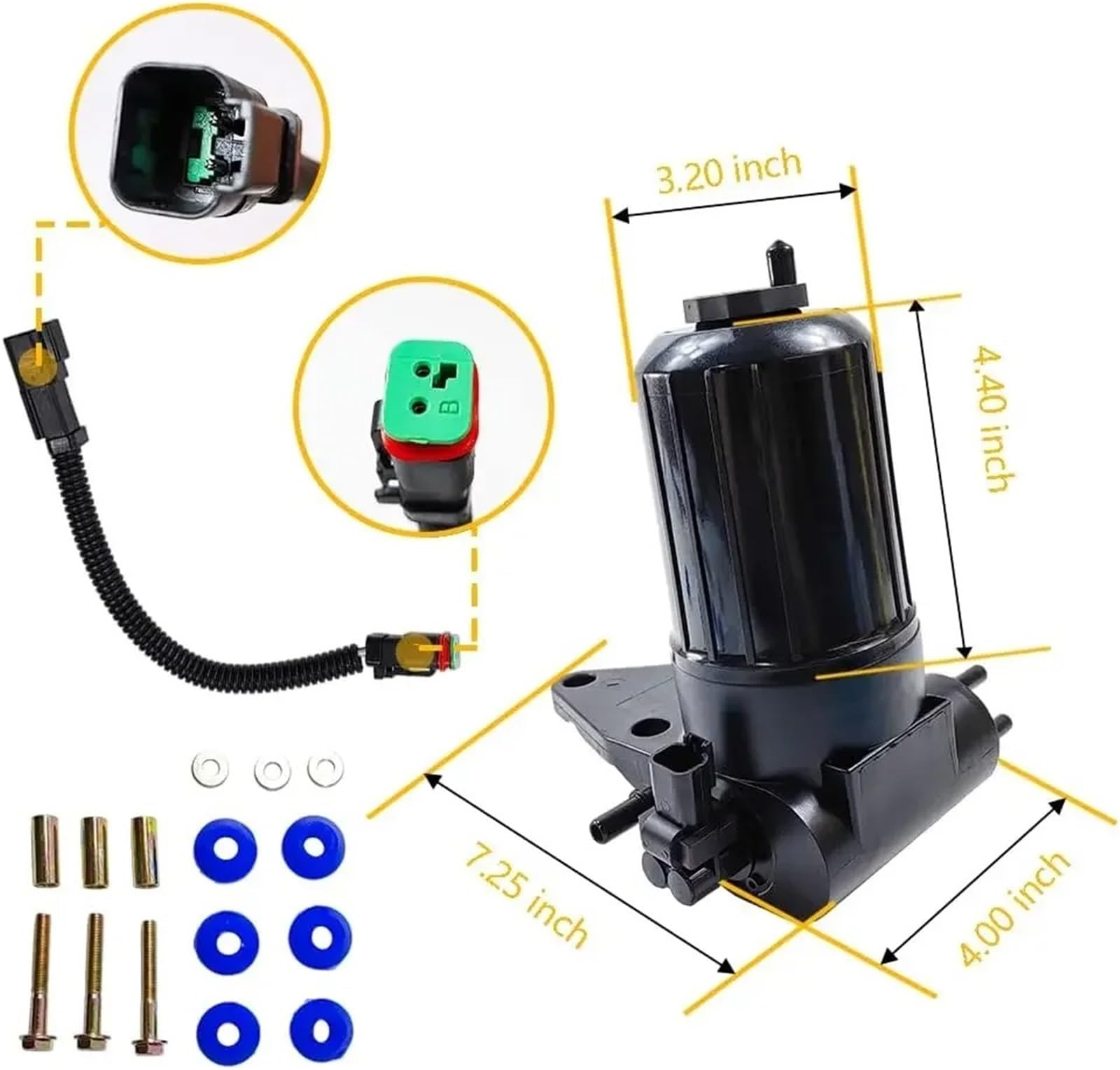 Bomba Gasolina Inyección Para Perkins 1103A-33 1103B-33 1103C-33 1103D-33 Bomba Cebado Combustible Bomba Elevación ULPK0040 4132A015M1 4132A016M1