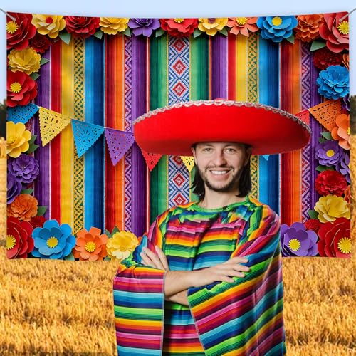 Fondo Fotográfico Mexican Fiesta 7x5FT miniatura 3
