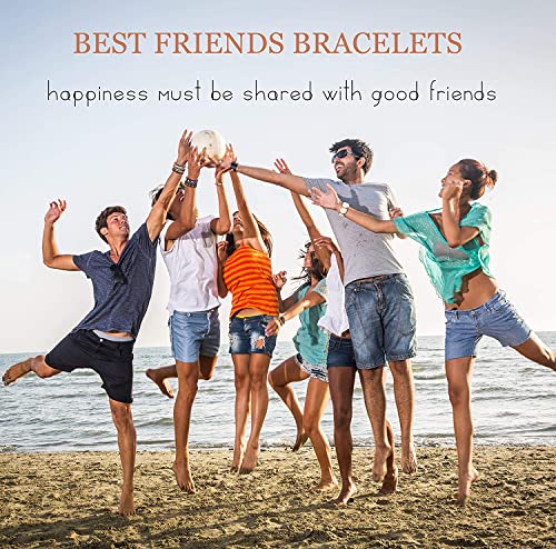 Jstyle Leather Bracelets Set For Men Women Wooden Beads Hemp Cords Woven Cuff Wrap Bracelets Adjustable Gift For Dad Fathers Day Style B #TOP6