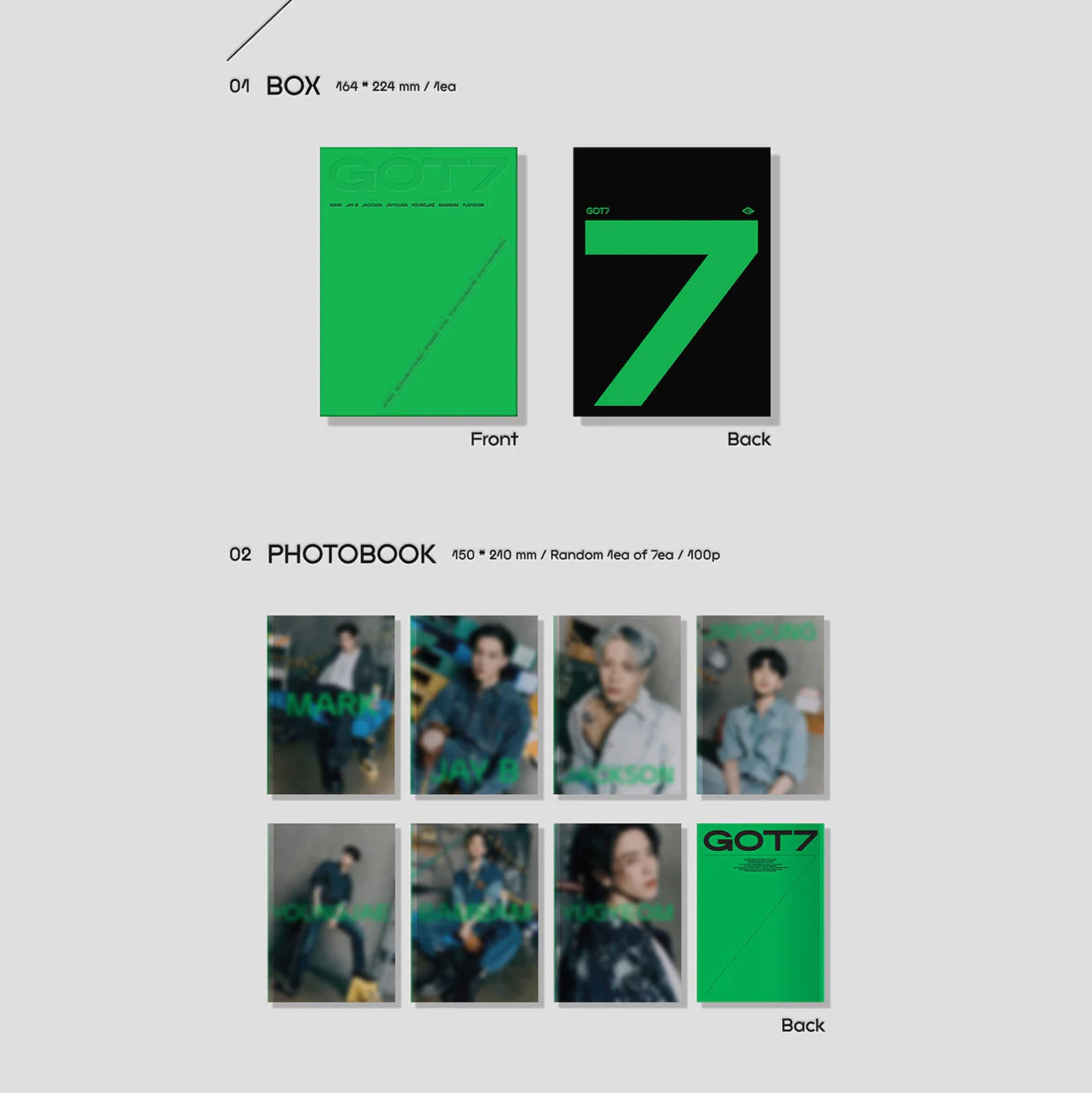 Amazon.com: GOT7 - GOT7 (JAY B Cover incl. CD, Photobook, Lyric