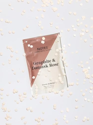 Miniatura 7 de NOTES Recambio de vela sostenible  Fragancia no tóxica, cuentas de cera natural (cera de abejas, salvado de arroz y soja), mecha de algodón y