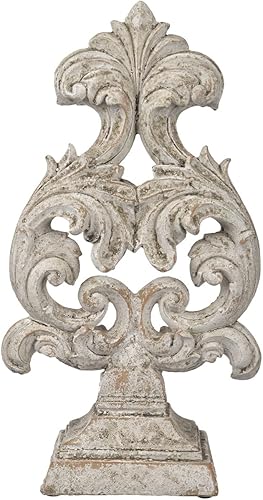 Miniatura 8 de A & B Home Escultura decorativa de cemento de flecha con cresta de 14.5 "con acabado envejecido para interiores y exteriores