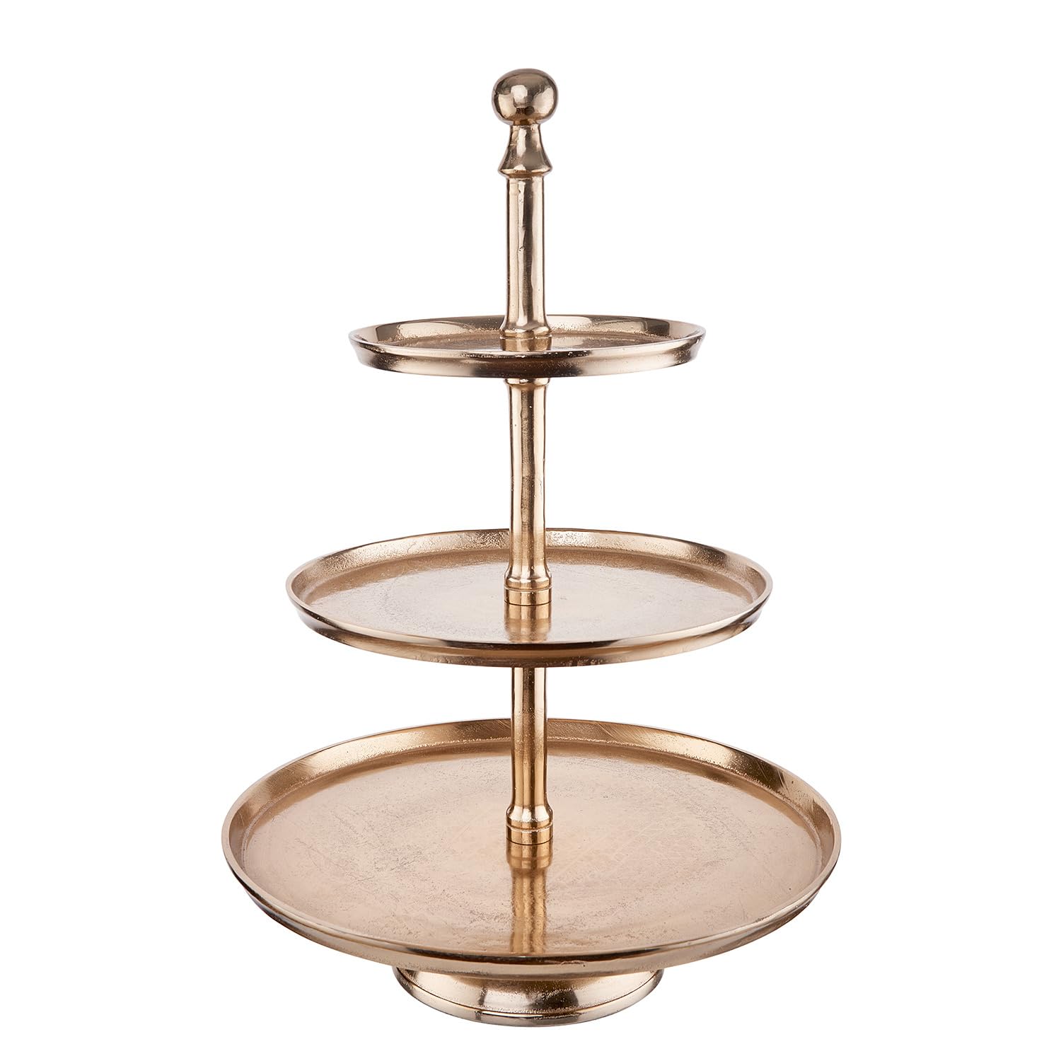 BUTLERS 3-stufige Etagere ø 45x66 cm Aluminium - Banquet -