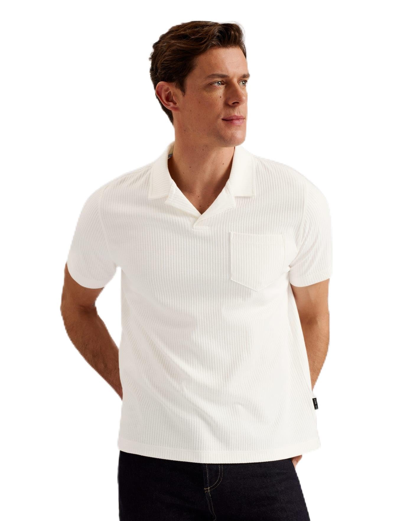 Ted Baker White Arkes Regular Fit Polo Shirt
