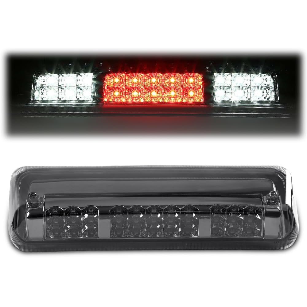 Photo 1 of PIT66 LED 3rd Brake Light, Compatible with 2004-2008 Ford F150 High Mount Center Rear Roof Third Cargo Light Parking Light Black Housing Smoke Lens