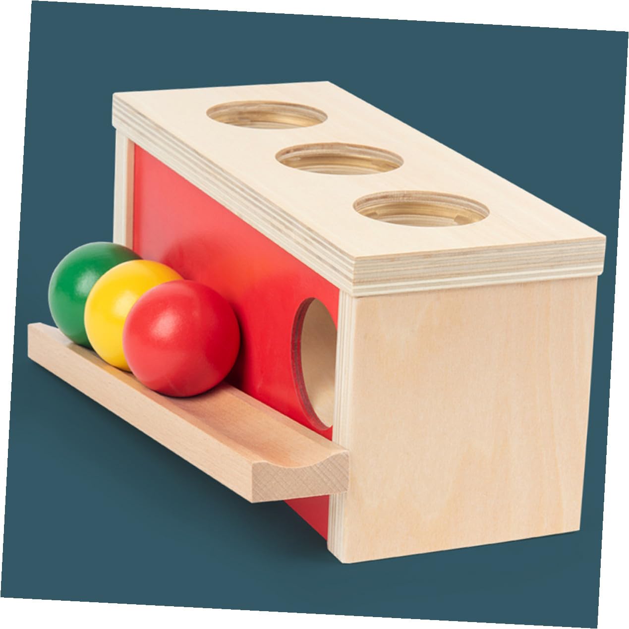 Juguete Educativo de Madera para Decoracion Colegio Coordinación Mano-Ojo y Desarrollo de Fuerza en Brazos Adecuado para Educación Infantil y Preescolar