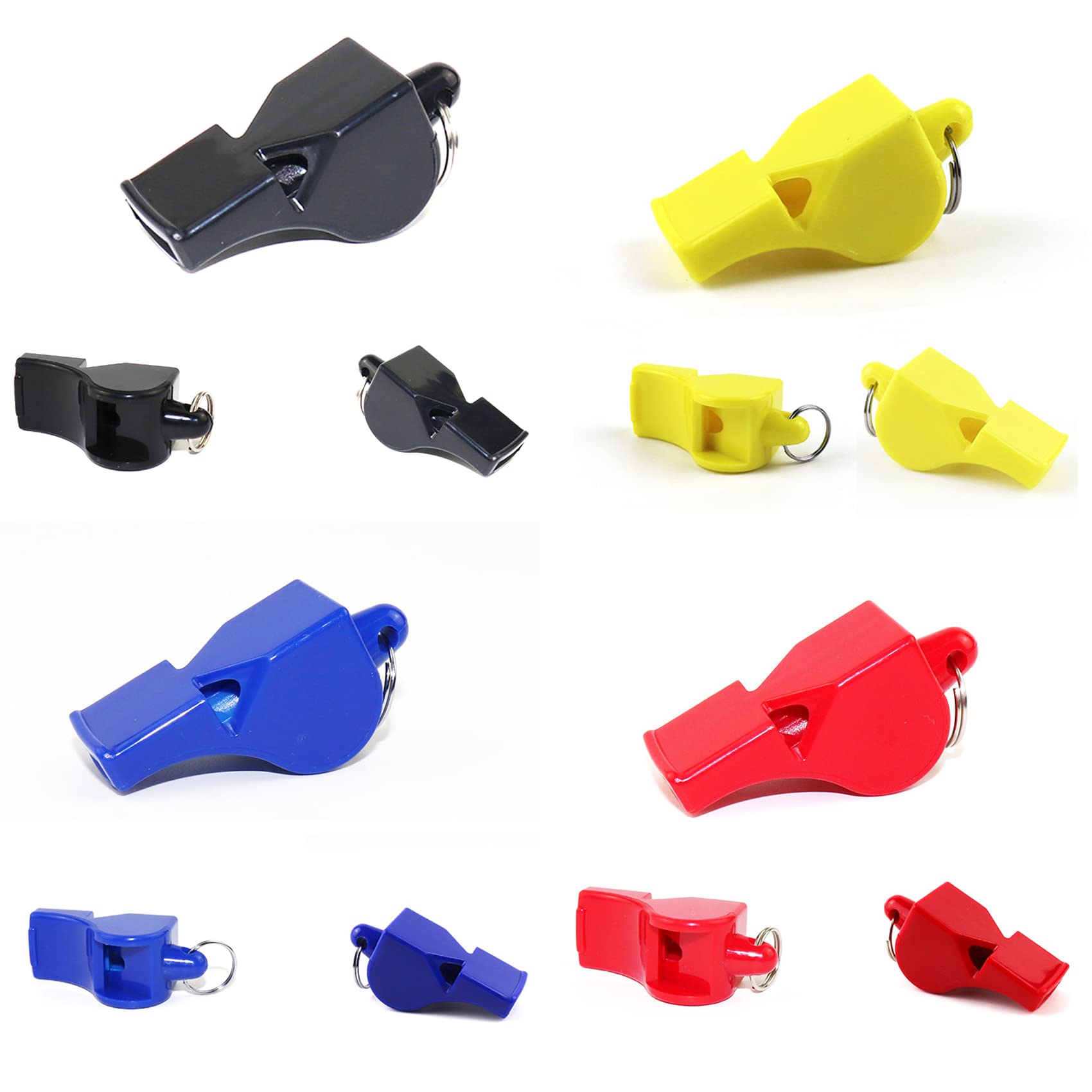 Fischietto Con Cordino 10 Pezzi – 5 Colori (Verde, Rosso, Blu, Rosa, Giallo) Per Sport, Allenatori, Arbitri E Feste - 3