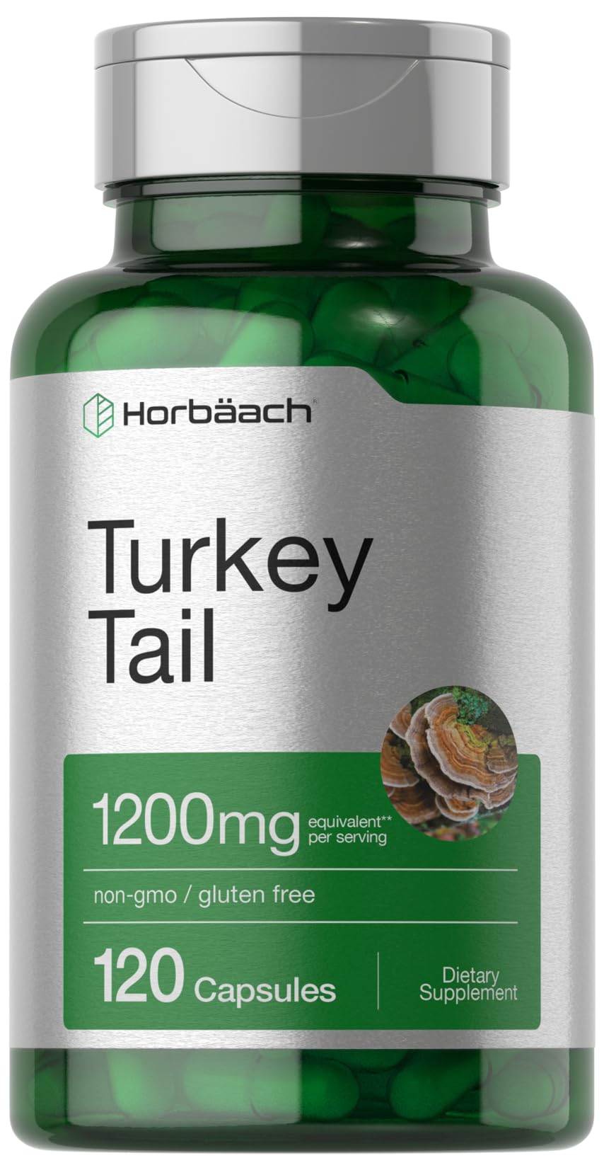 Horbäach Turkey Tail Mushroom Capsules | 120 Count
