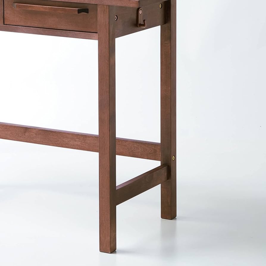 Amazon｜[ベルメゾン] パソコンデスク コンセント付き 文机風 幅