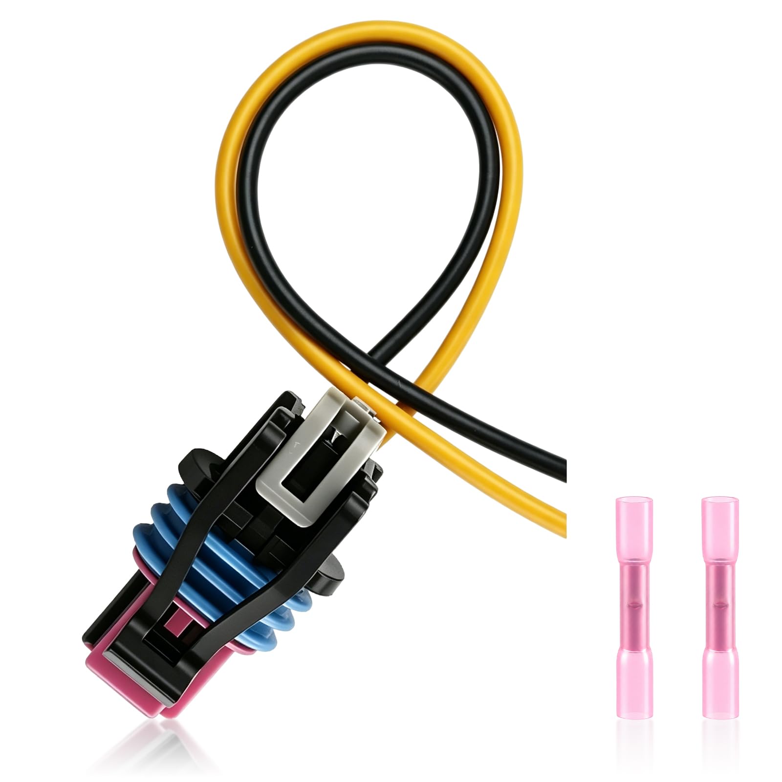 Carbhub Wire Pigtail Fit for GM LS 2-Wire Pigtail, for Coolant Temperature Sensor Connector, Water Temp LS1 Plug Radiator Switch Color LS1 LS3 LS2 LQ4 LQ9 LS6 L92 L99 L33 LR4-image-14