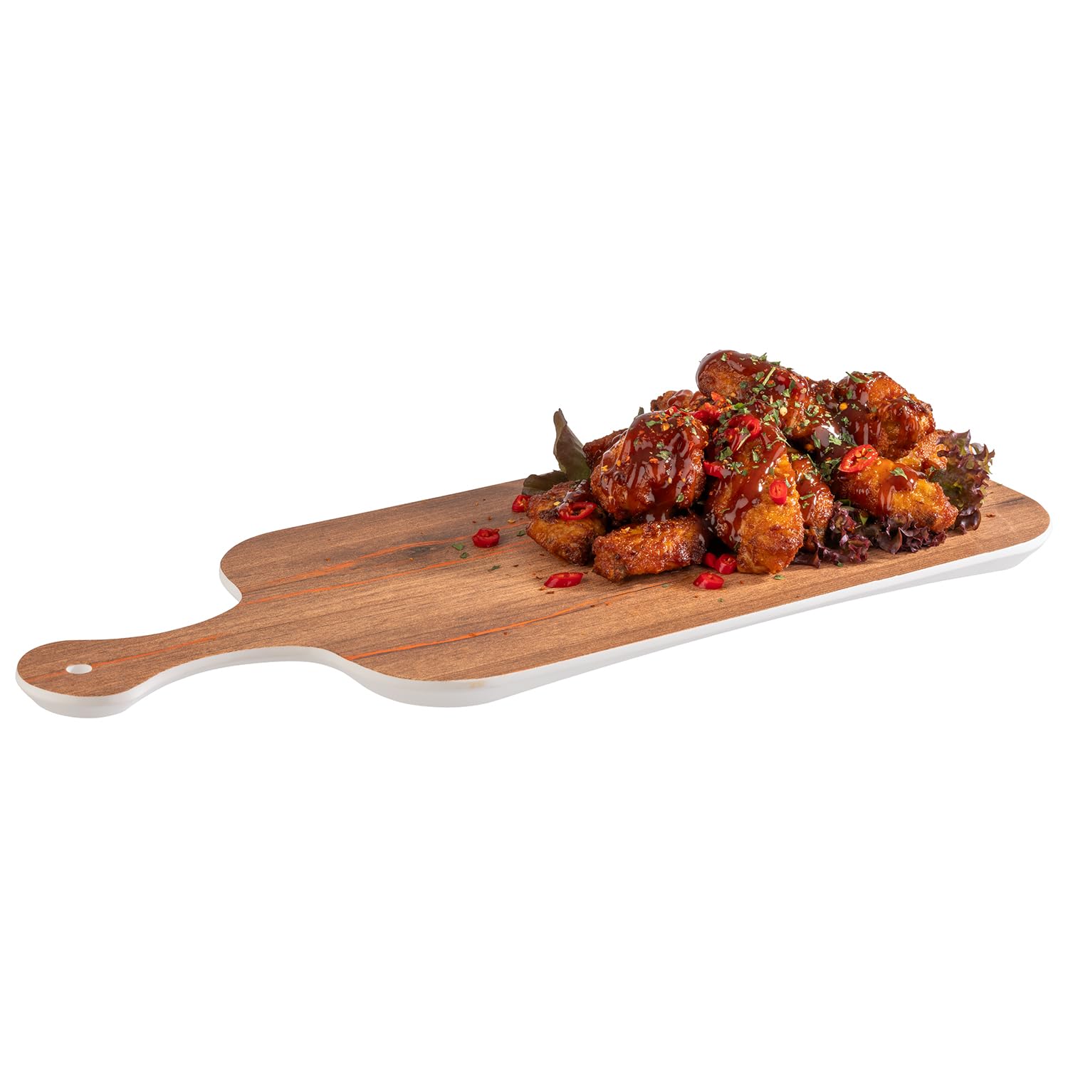 APS 85303 Bandeja -CRAZY WOOD- 45 x 17,5 cm, altura 1,5 cm