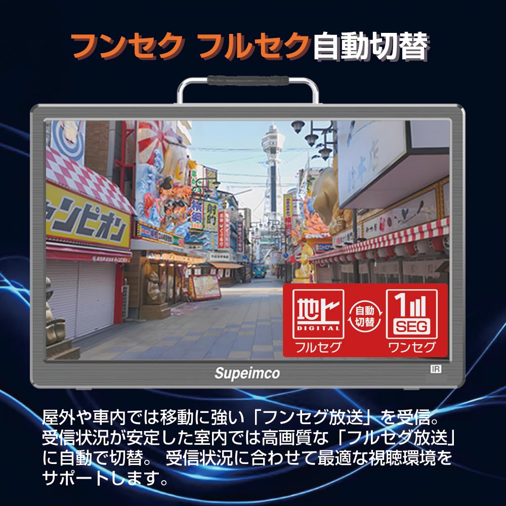 Amazon | 【2025新登場】14インチポータブルテレビ,HDMI・USB端子搭載