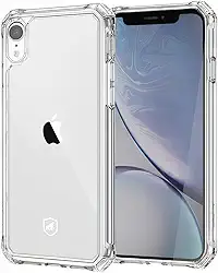 Gshield Capa Case Capinha Clear Proof Anti-impacto com Quinas Reforçadas (Transparente, iPhone XR)