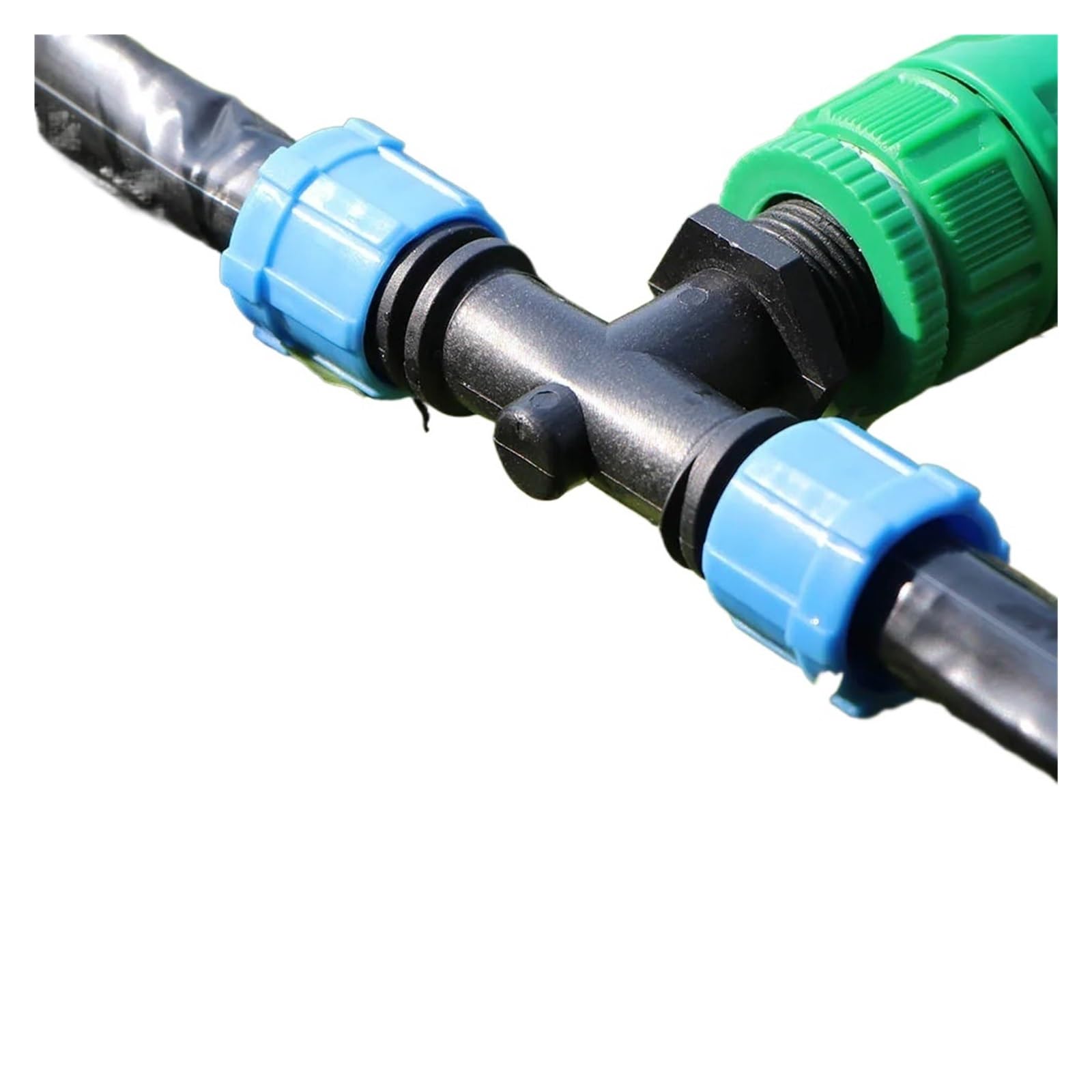Cinta de goteo de 100 m, manguera de PE de 16 mm, espaciado de 10-30 cm, for riego de jardines, invernaderos, huertos, granjas y agricultura.(Spacing 10cm)