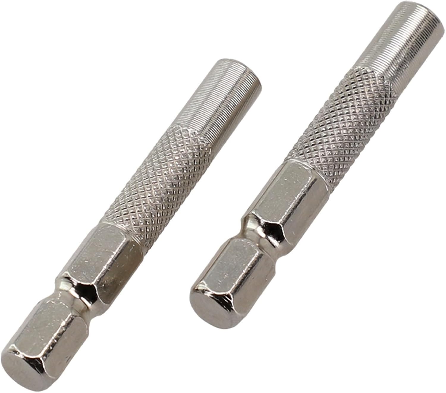 Hex Shank Adapter 6.35mm To 4mm, /4 Inch Bit Holder For 4mm Bits, Electric Screwdriver Socket Converter, Chrome Vanadium Steel Power Drill Extension Rod