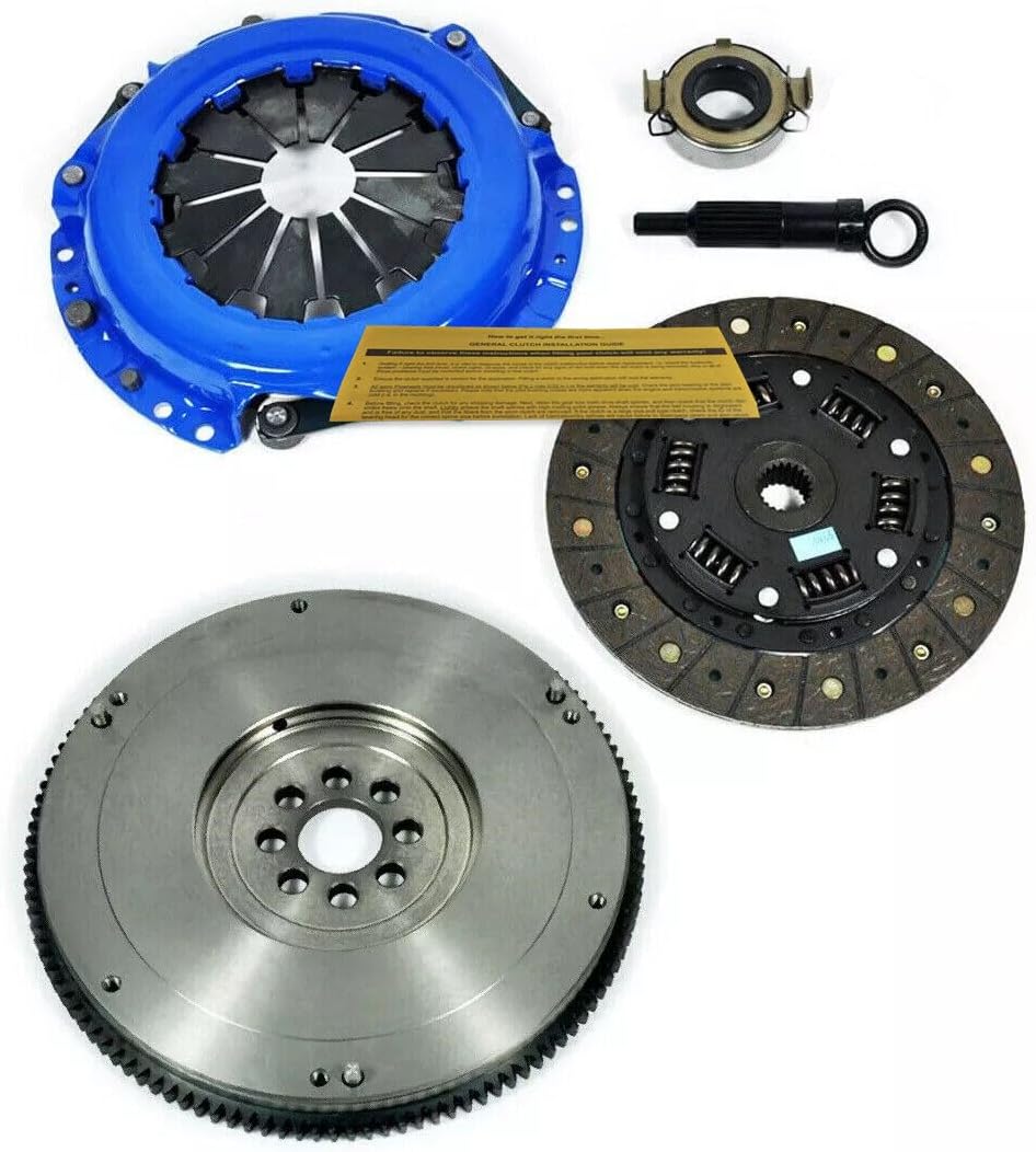 EFT Stage 2 Performance Clutch Kit with Lightweight Flywheel - Fits 2009-2013 Toyota Corolla, Matrix & Pontiac Vibe 1.8L - Increases Torque, Improves Acceleration & Smooth Shifting