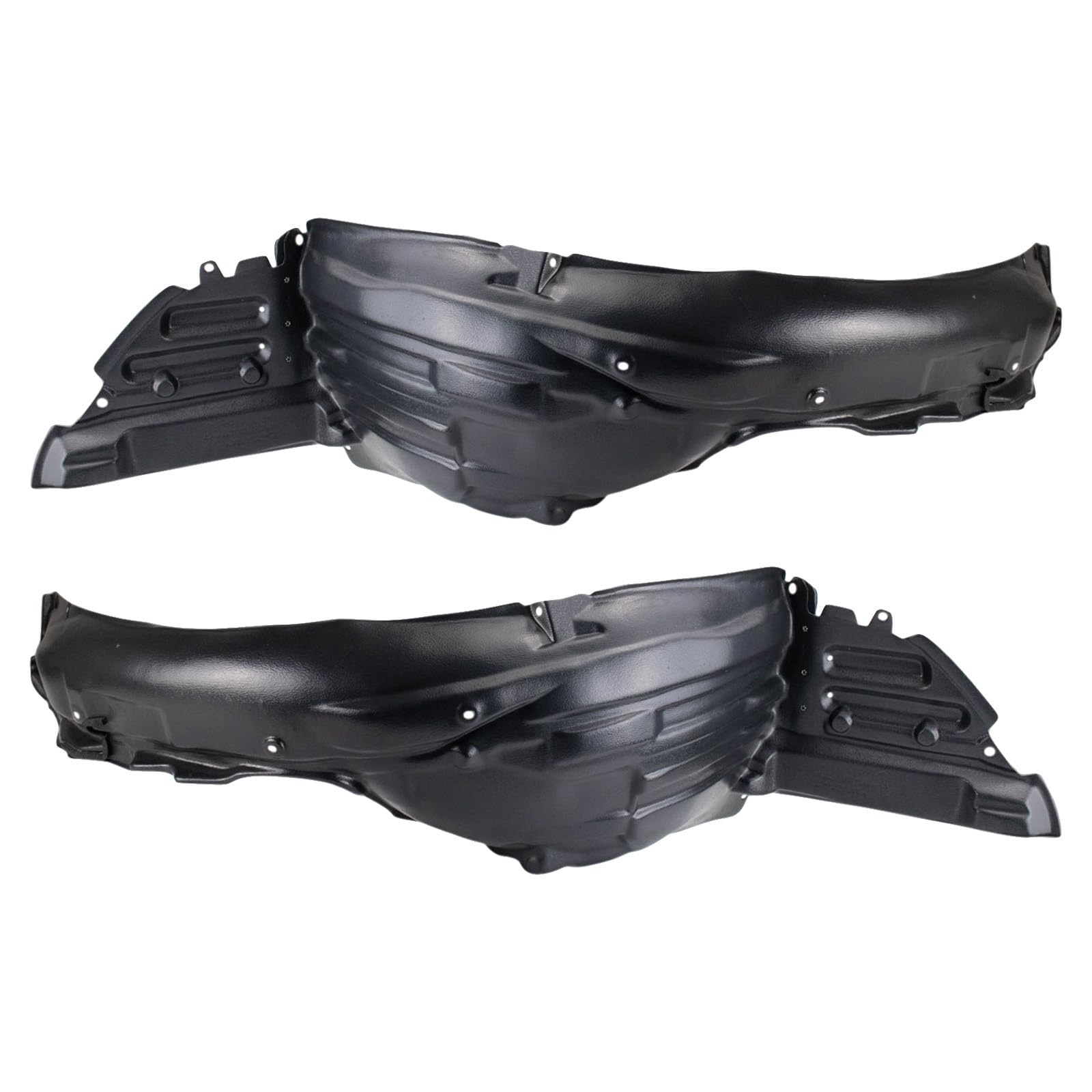TRQ Front Inner Fender Liner Set | For 2018-2019 Subaru Legacy SU1248125 SU1248130 SU1249130