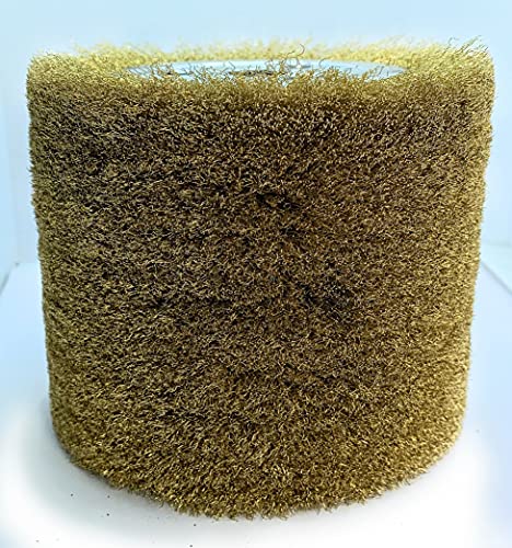 Image of SIGNI Copper Wire Drawing Polishing Burnishing Wheel for surface finishing of Stainless Steel, Aluminum, Metal and Wood (COPPER Wire 0.13mm)