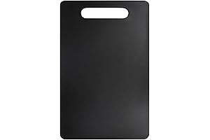 Fotouzy Plastic Utility Cutting Board in Black: A Comprehensive Kitchen Companion