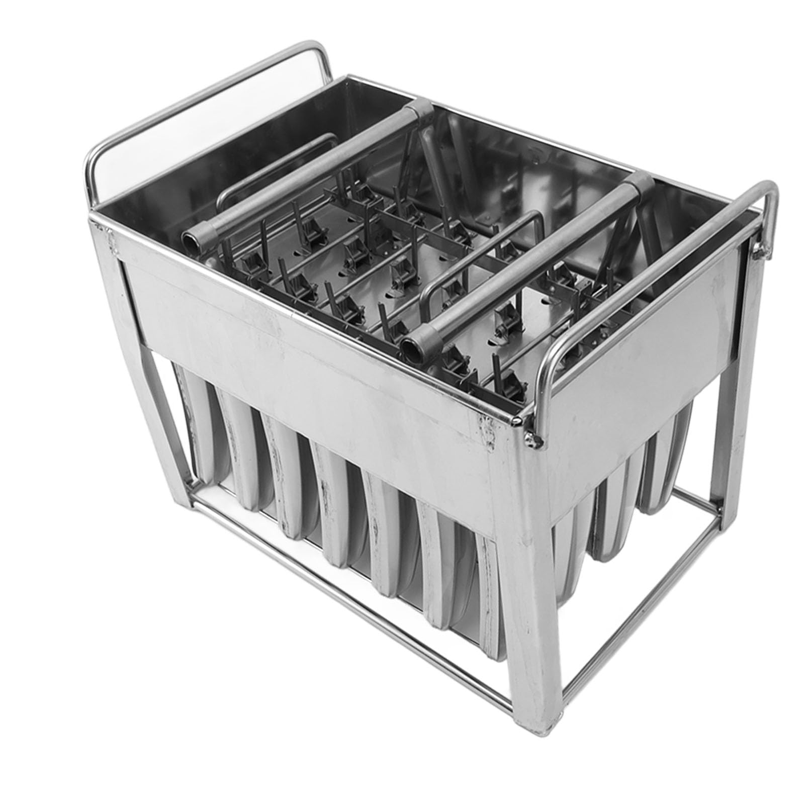 Juego de Moldes para Paletas de Hielo de Acero Inoxidable de 28 Piezas para Golosinas Congeladas DIY Fáciles de Sacar