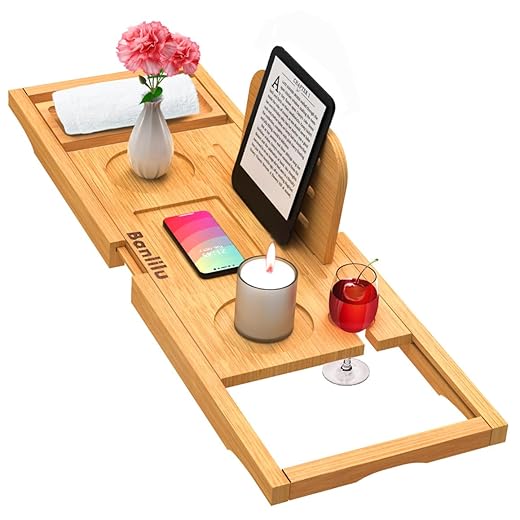 Bamboo Bathtub Caddy