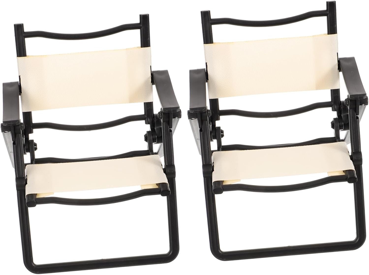 ORFOFE 2pcs Mini Folding Chair Phone Stand Compact Creative Chair Shape Holder for Desk Decor for Boys and Girls Miniature Landscape Lightweight Realistic Design