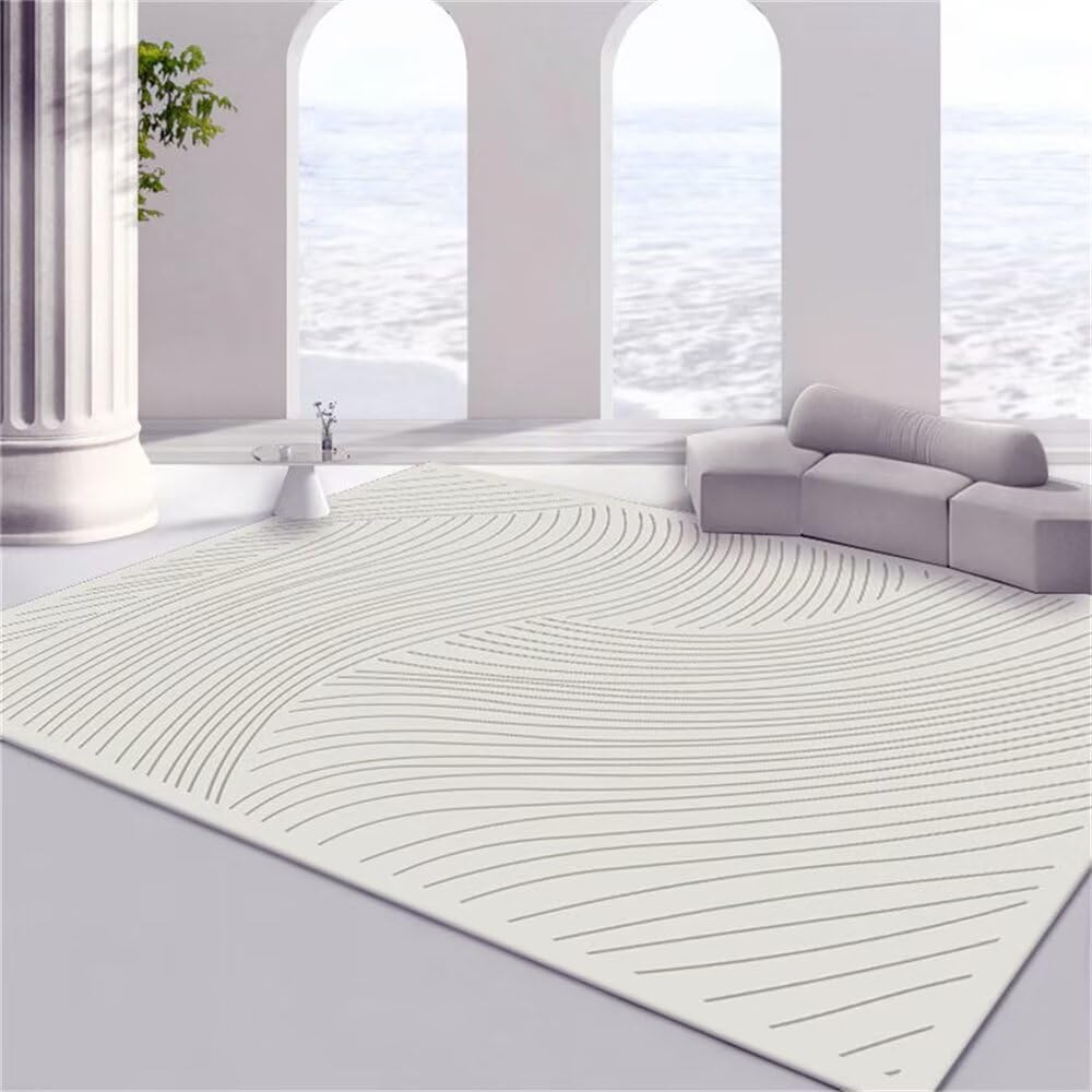 Tapis de décoration de salon gris moderne pour chambre fille ado et garçon bleu 160X230