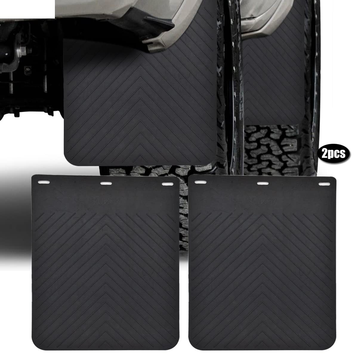 Paraspruzzi Paraspruzzi Universali In Gomma Pick-up SUV Van Truck Paraspruzzi Paraspruzzi Parafanghi Trappole Sporche Auto Parafanghi Mud Flaps