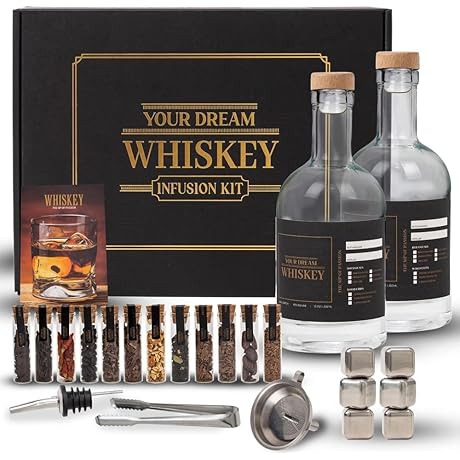 Whiskey Gifts for Men - Ultimate Whiskey Connoisseur's Toolkit - Elevate Your Whiskey Craft!