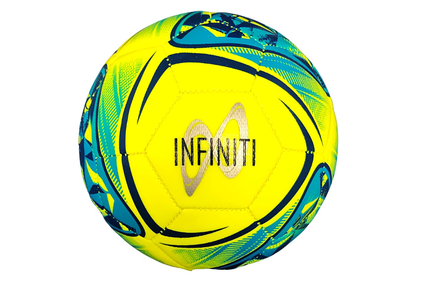 Samba Infiniti Mini Football - Yellow & Blue Size 1 Ball - Training Skills Practice - Ideal for Infants - Durable for Indoor & Outdoor Use